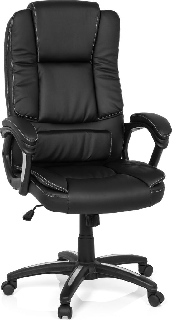MyBuero Home Office Bürostuhl RELAX CL120 Schreibtischstuhl mit Armlehnen Kunstleder Drehstuhl