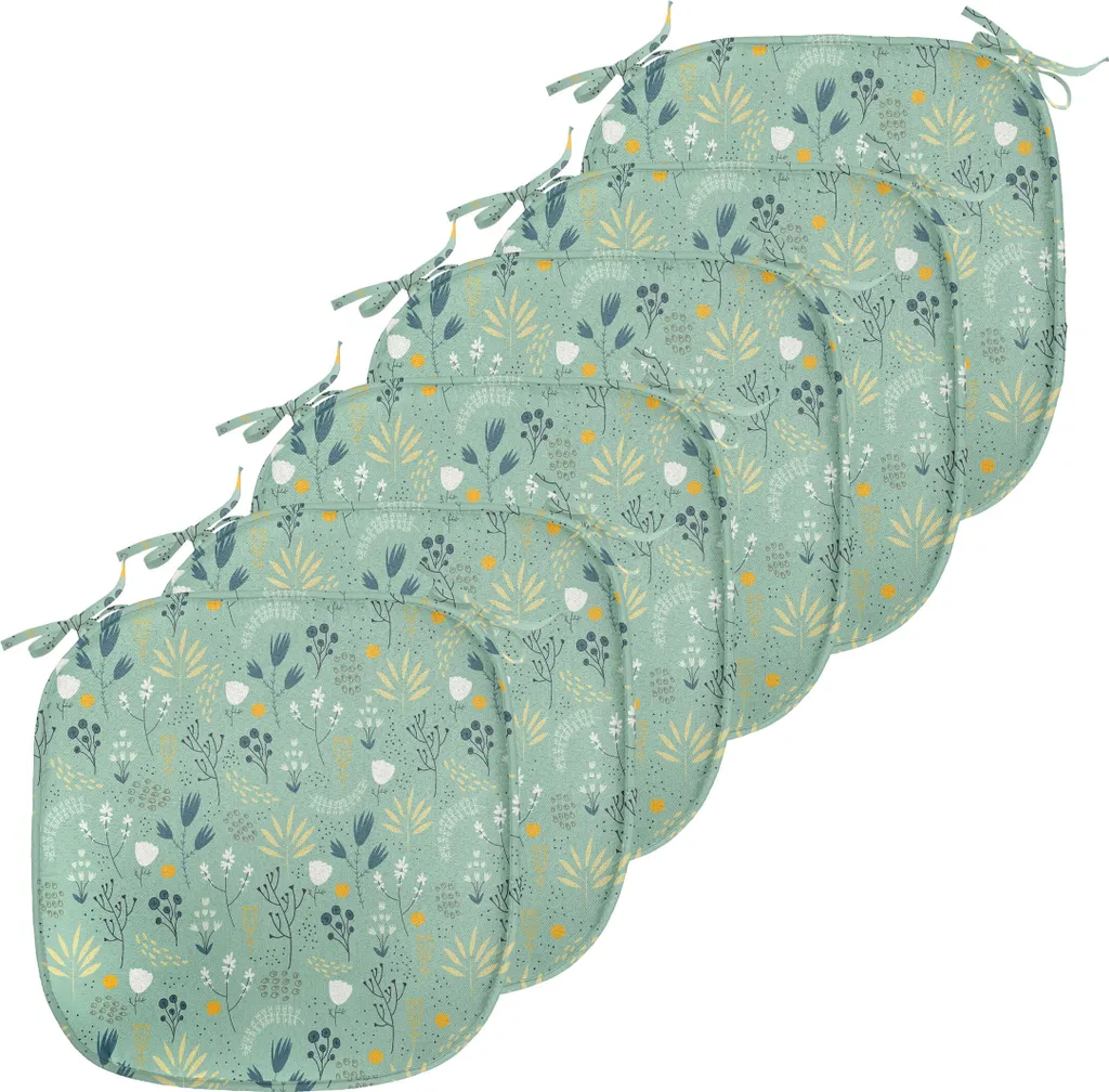 Cuscini Sedie 40x40 ABAKUHAUS Petali Tulipano Impermeabili 6 pz