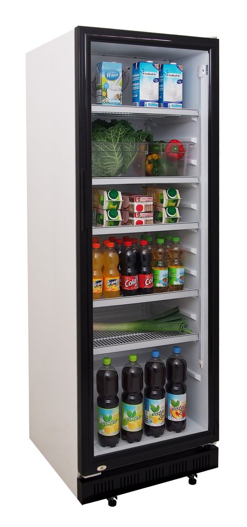 ZORRO - Getränkekühlschrank 360 Liter weiß/schwarz mit Produktbild 