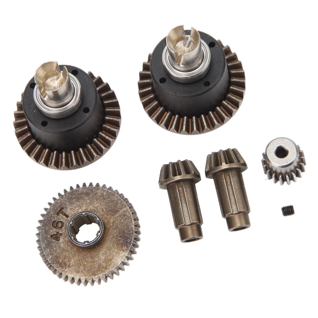 RC Car Motor Gear Kit,RC Car Driving Gear Set,RC Differential Gear Kit,RC Car Driving Gear Replacement,RC Differential Drive Kit,RC Car Set Screw M...