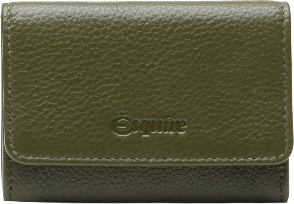 Portafoglio Esquire Peru Olive: Protezione RFID e Design in Pelle