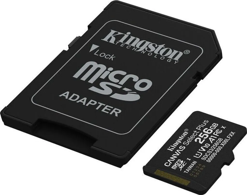 Carte Micro SD 256Go Kingston pour Drone, Caméra et Smartphone Android SDCS3 - 2