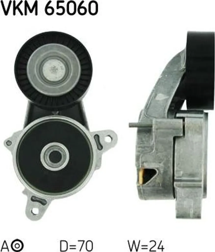SKF VKM 65060 Rouleau tendeur de courroie OE 04891659AA pour Sebring