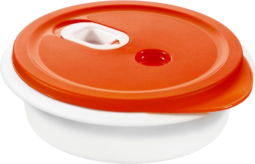 Mikrowellenteller tief 1 l CLEVER, Farbe:Rot Produktbild 