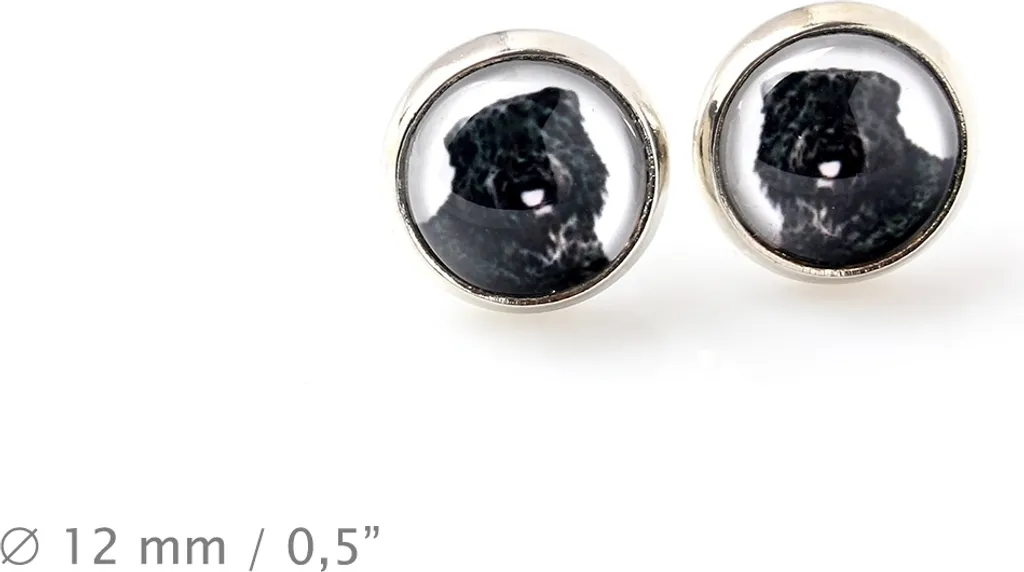 Regalo Unico per Donna: Set Gioielli Foto Pastore delle Fiandre Art-Dog