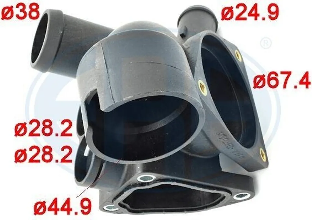 Bride de refroidissement ERA 354067 pour VW Golf IV 1J1 Bride d'eau