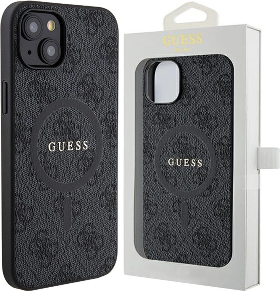 Etui Guess 4G Collection Leather Metal Logo Magsafe Na Zdjęcie produktu 