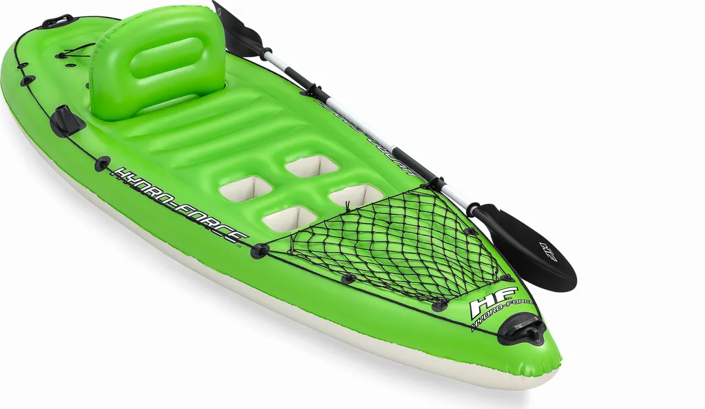 Bateau de pêche gonflable monoplace avec rames Hydro-Force 270cm