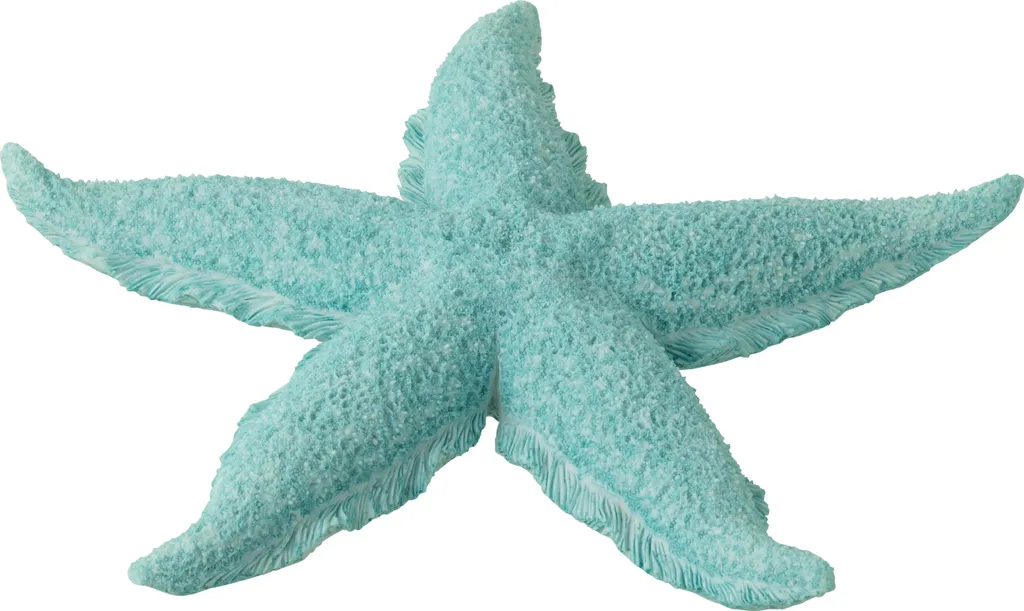 J-Line Starfish en Polyrésine Azure Large - Décoration Marine Chic