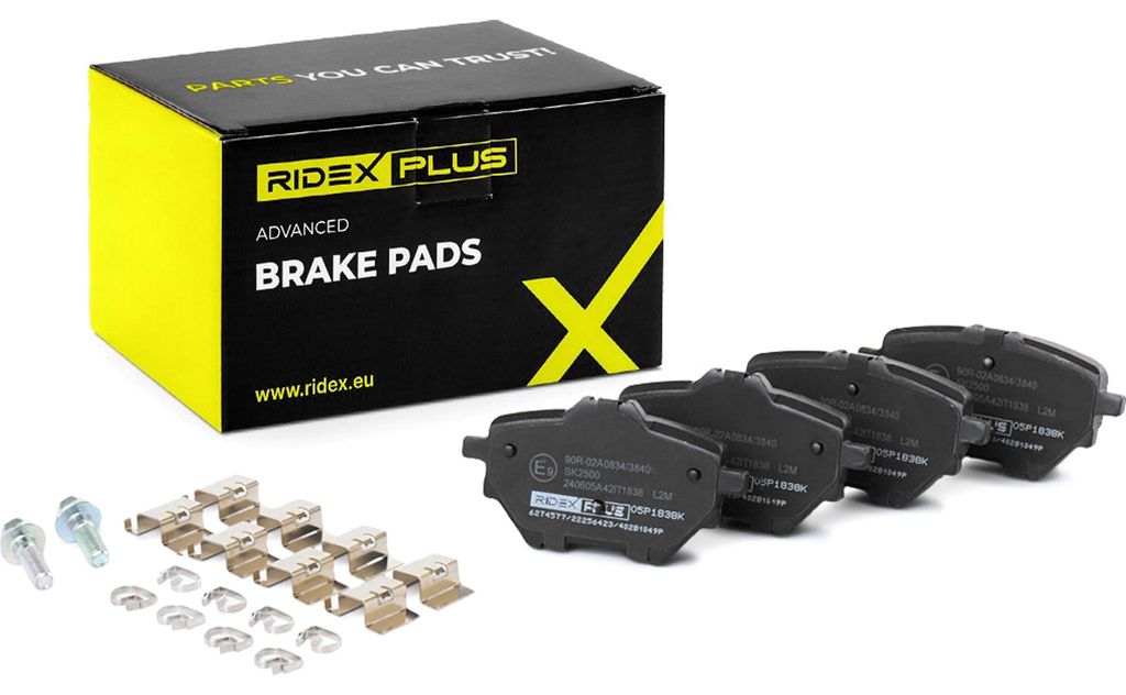 RIDEX PLUS Bremsbeläge Satz Hinten Bremsklötze für OPEL Corsa F 402B1049P