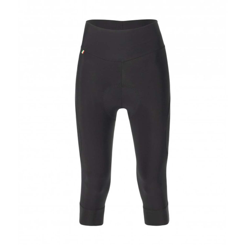 Santini 3/4 lange Fahrradhose ohne Träger - SANTINI 1S PRO ALBA - Schwarz S