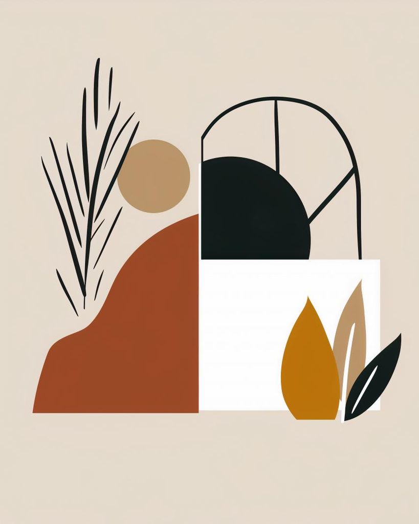 Plakat 40x50cm Natur Blüht auf