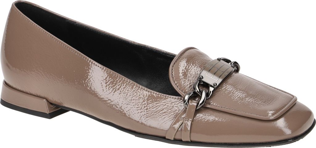 Högl CAROLINE Ballerinas - Damen Halbschuhe - Slipper braun Elegant NEU