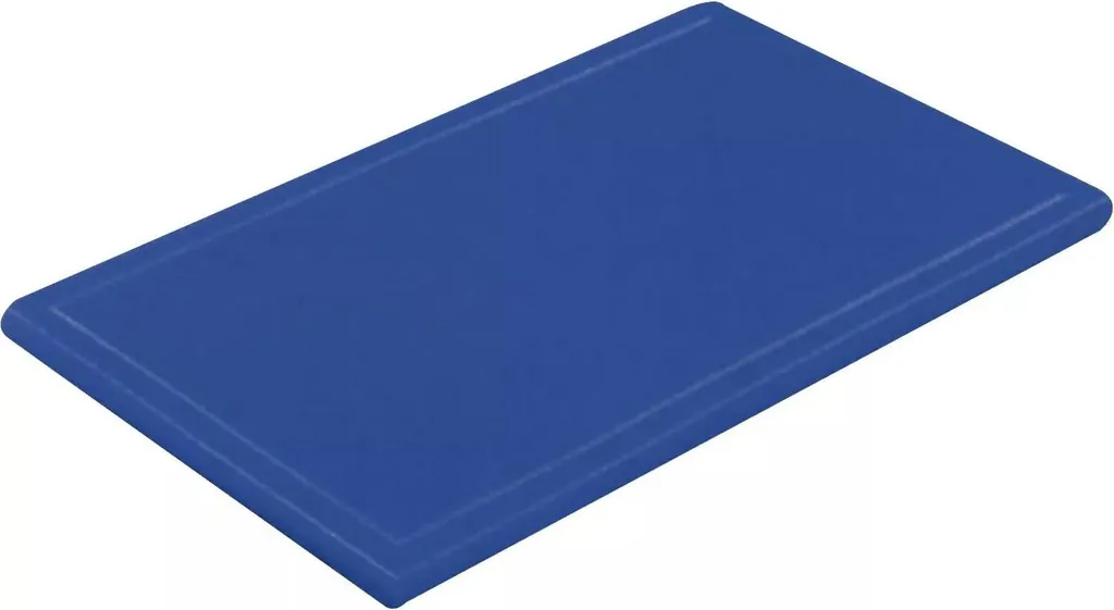 Tagliere Blu Professionale HACCP 60x40x3 cm con Scanalatura per Pesce