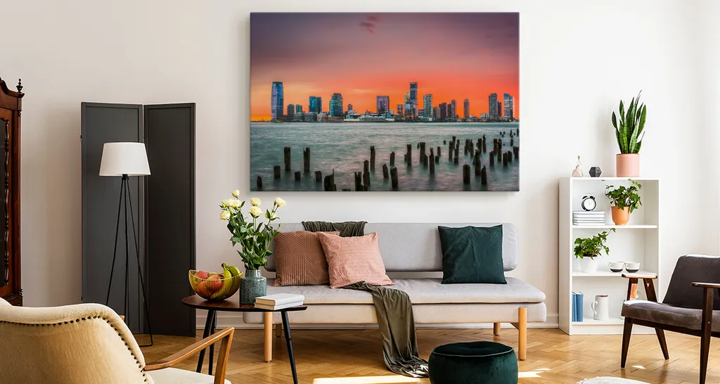 Vendita Carta da Parati su Tela 100x70 XXL - Architettura Geometria - 2