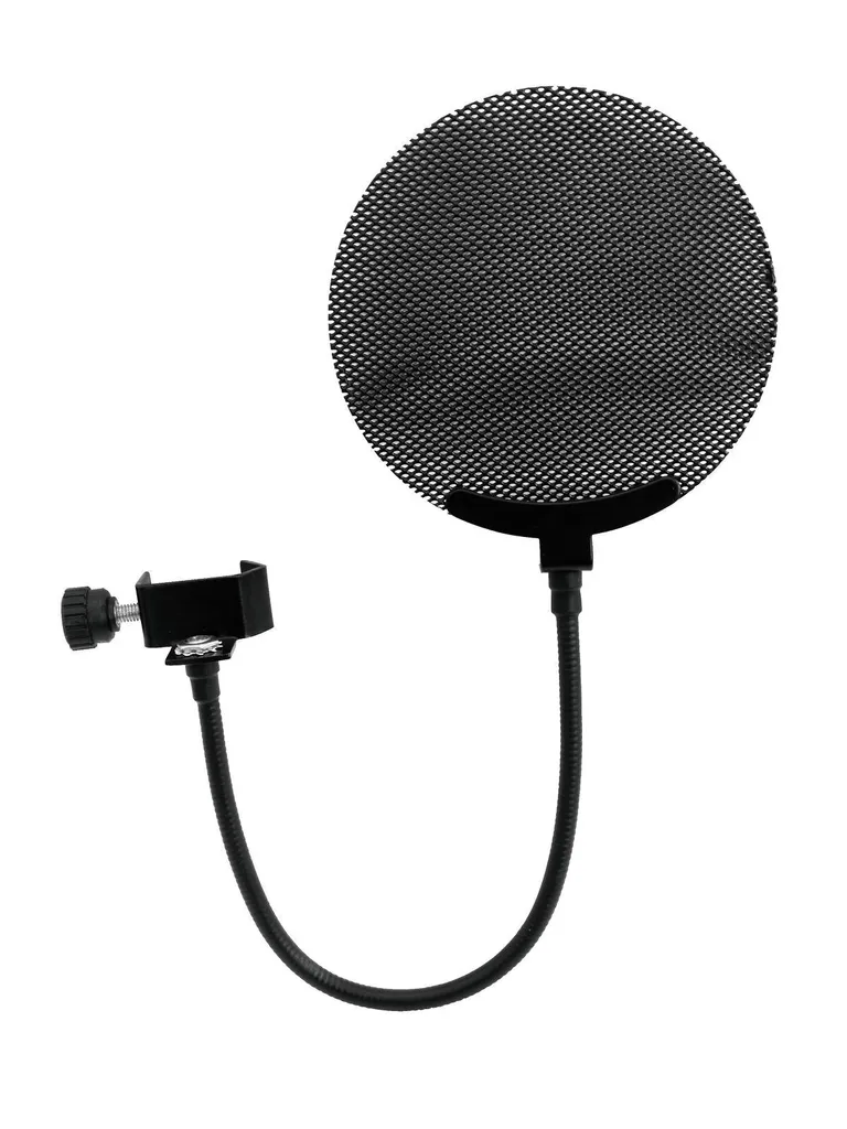 Omnitronic 60006250 Filtro Anti-Pop Professionale in Metallo - Nero