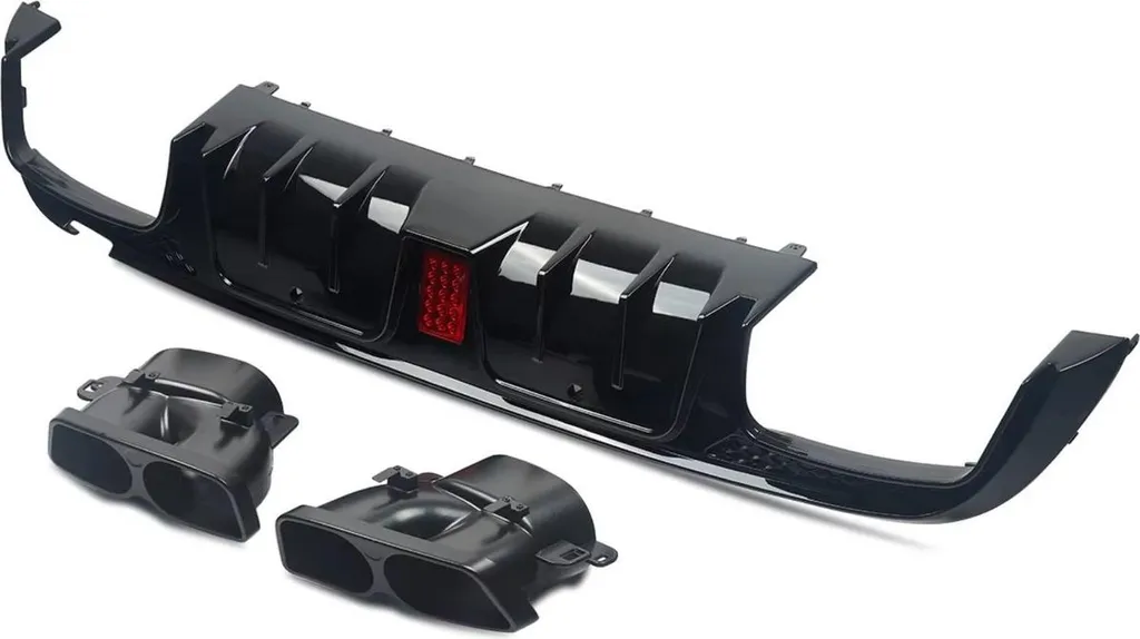 Diffuseur arrière Lip Notrix avec sorties d'échappement Mercedes W205 - 5