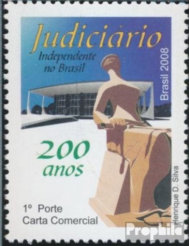 Briefmarken Brasilien 2008 Mi 3535 (kompl.Ausg.) postfrisch 200. Jahrest. Ankunft königl. Familie