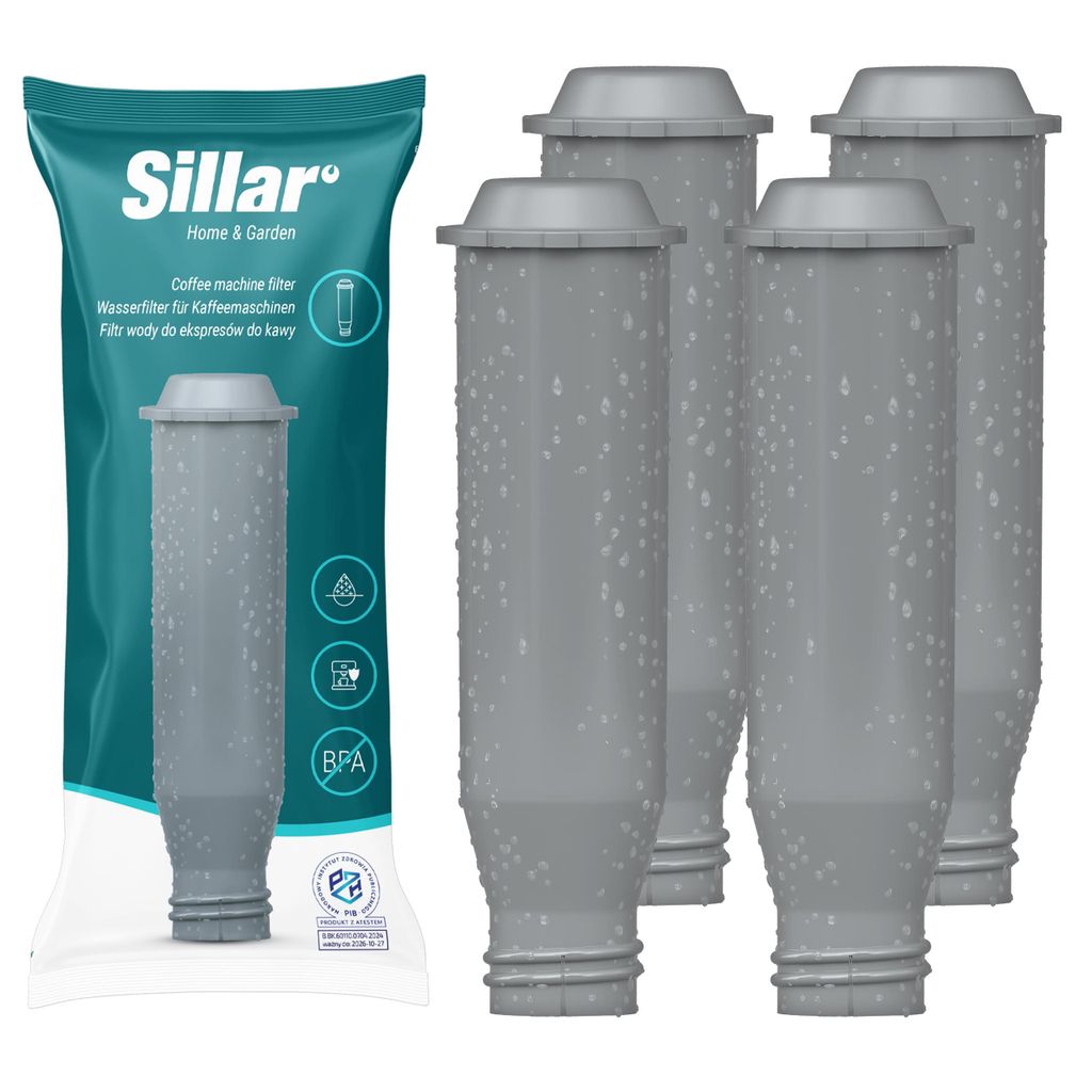 Sillar, 4 ks vodných filtrov pre Krups, Nivona, Melitta – Obrázok produktu 
