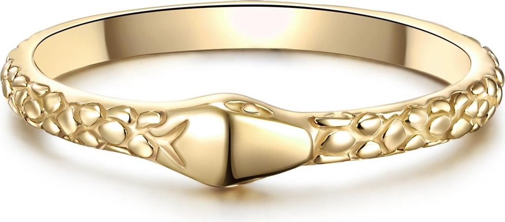 Ring Sterling Silber gelbgold 60