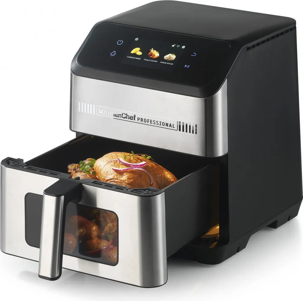 Airfryer Connecté 7L Kitchenchef Wifrychef pour une Cuisson sans Huile