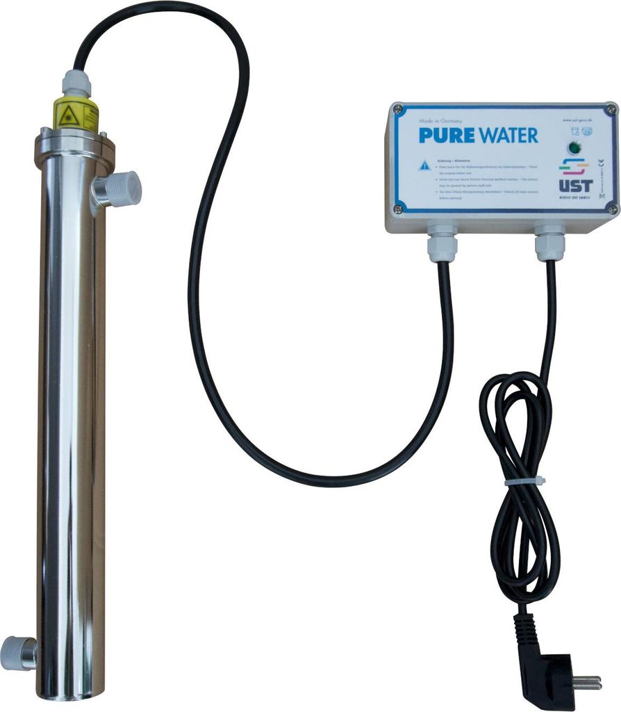 PURE 1.0 - 16W - UVC Anlage zur Wasseraufbereitung - 230VAC Steckernetzteil
