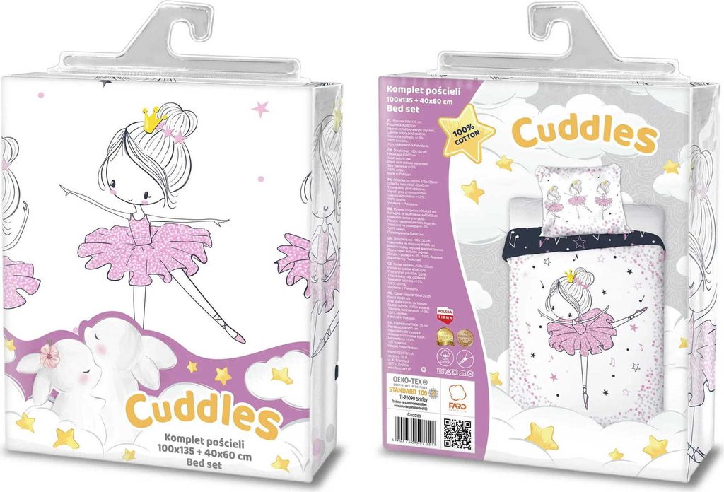 FARO Posteľná bielizeň Princess Ballerina Bavlna, 100/135, Obrázok produktu 
