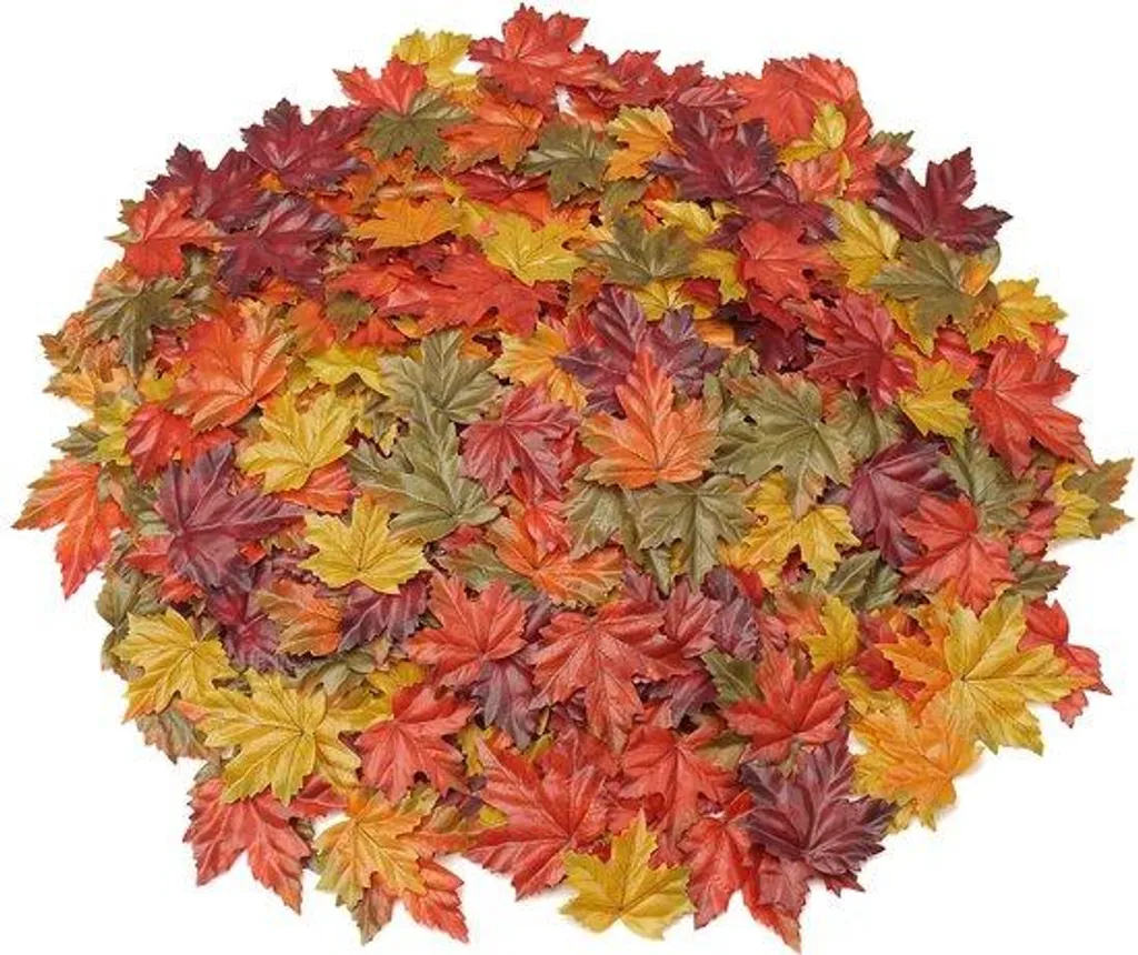 Feuilles d'automne pour décoration de table et ateliers loisirs créatifs