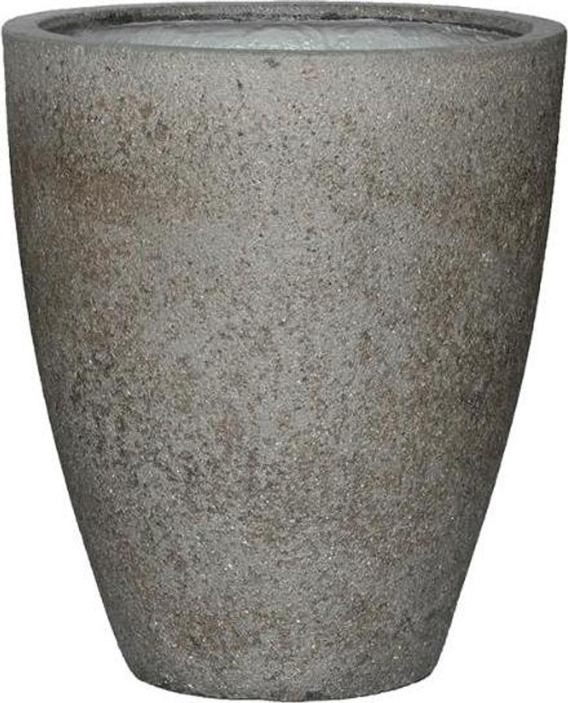 Pflanztopf Ben M Dioriet Grey – D37xH45cm – Moderner Blumentopf in eleganter Steinoptik – Hoher, wetterfester Pflanzkübel aus robustem Kunst...