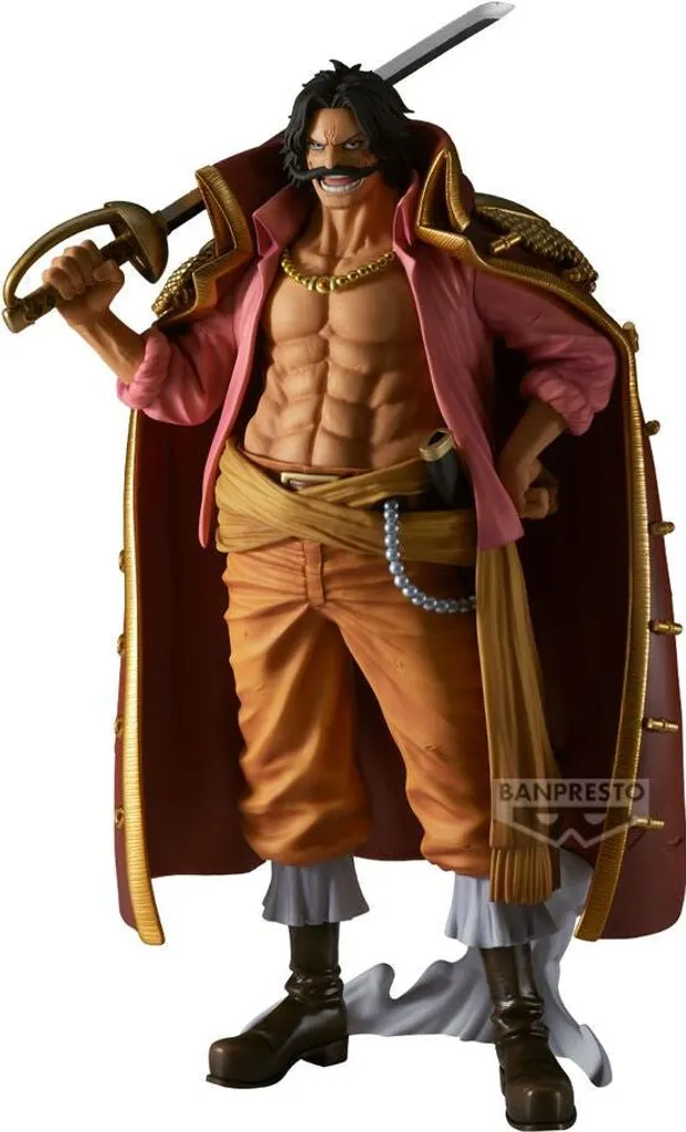 Figurine One Piece Gol D. Roger 30 cm - Grand Format sans Défauts de Peinture
