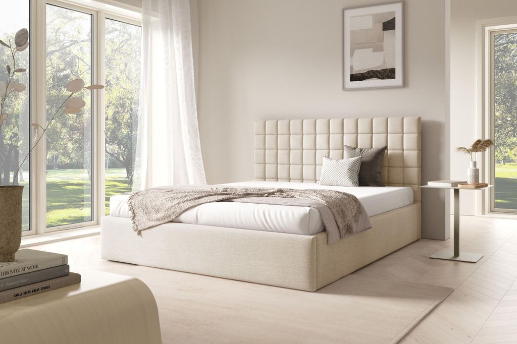 Doppelbett 140x200 TAISA 3 - creme