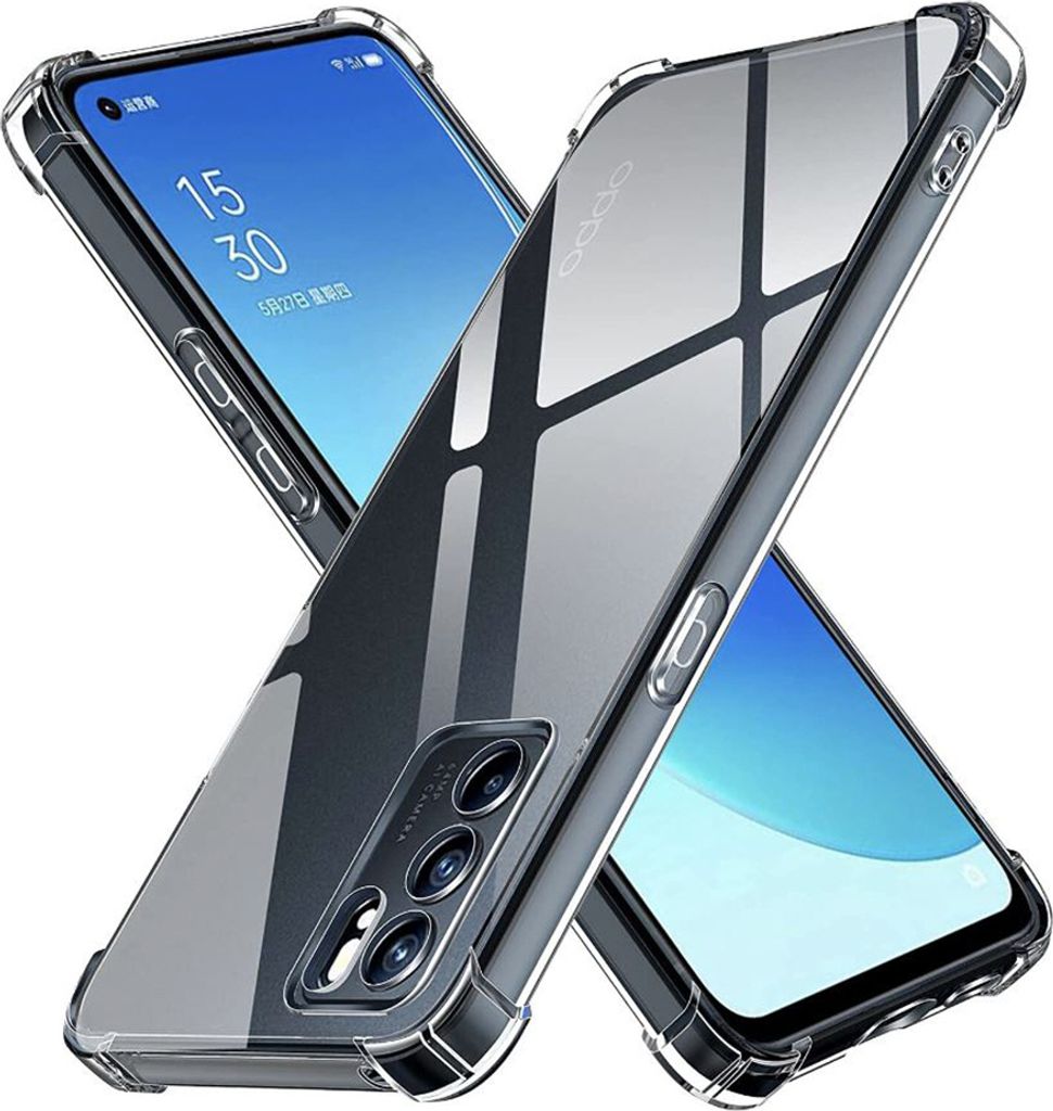 Techsuit Shockproof Back Cover Hülle für Oppo Reno6 5G - Transparent