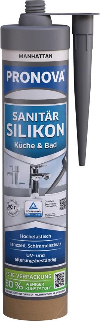PRONOVA ECO Sanitärsilikon manhattan 280 ml Produktbild 