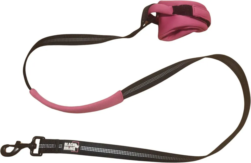 Guinzaglio Black Rhino Rosa 140cm: Resistente e Comfort Premium per Cani