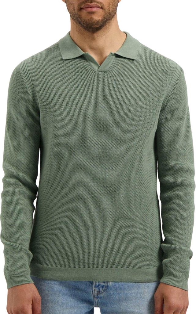 Dstrezzed Kostas Knitted Longsleeve Polo Herren