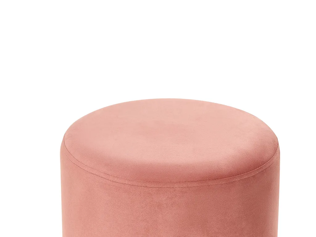 Chaise Rose Velours Confortable et Rotin pour Optimiser Petit Espace - 4