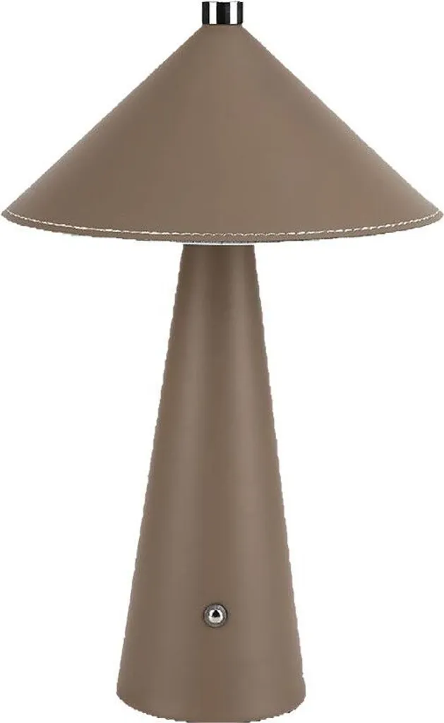 V-TAC VT-23416 Lampada LED 3W Ricaricabile USB-C 3in1 Marrone Metallo