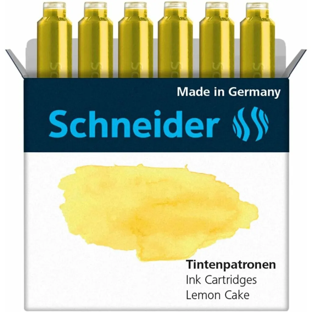 Inchiostro Pastello Schneider 166125 Lemon Cake - 6 Ricicli Solari