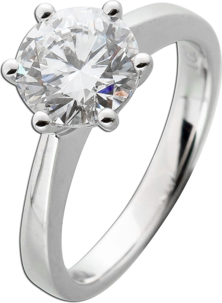 Solitärring 2.0 Carat Weißgold 585 14K Lab Grown Diamond IGI Zertifikat 19