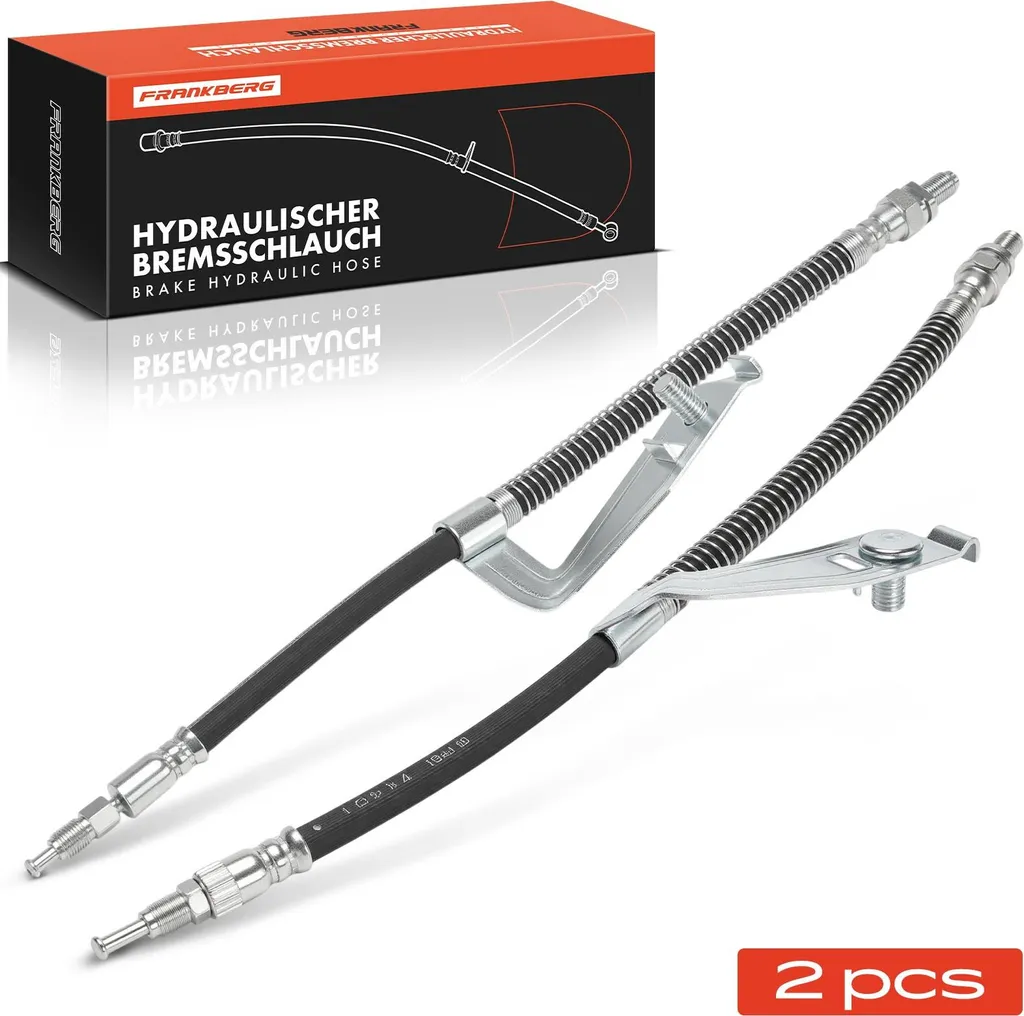 Kit 2 Flexibles Frein Avant Ford Fiesta IV et Courier pour Restauration