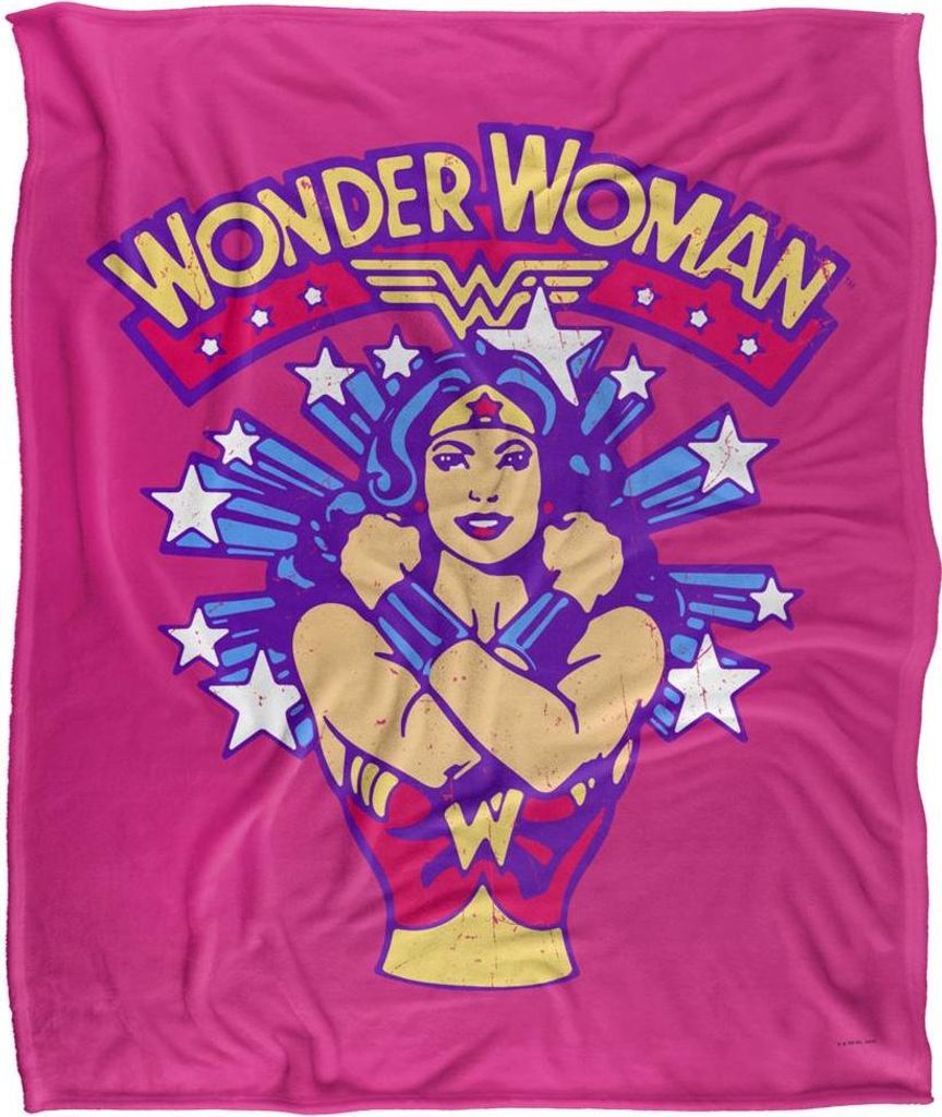 Wonder Woman - Decke, Pose TV19741 (Einheitsgröße) (Bunt)
