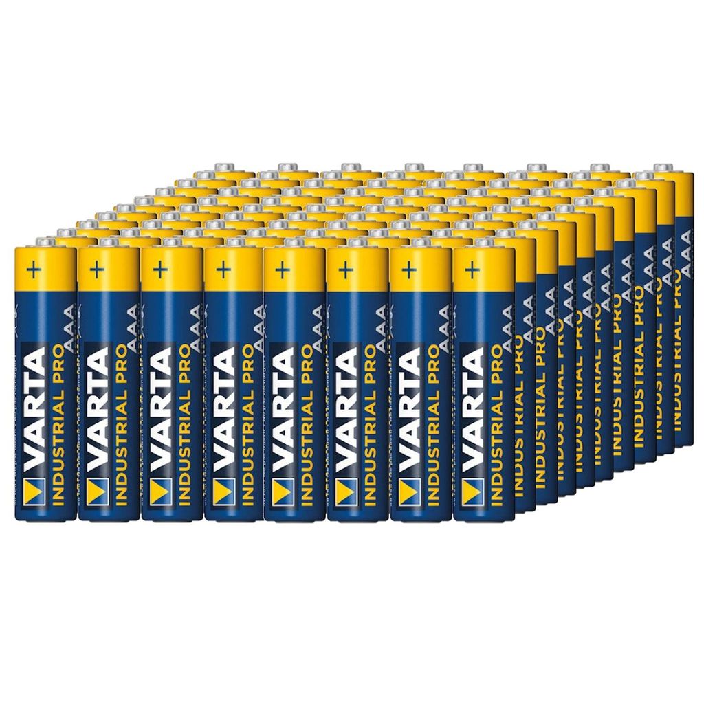 80x R-03 LR03 AAA Alkalibatterie Varta Industrial 4003 Produktbild 