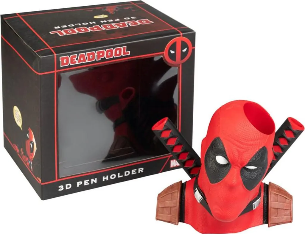 Pot à Crayons Deadpool Erik - Finition Premium Design Marvel Durable - 8