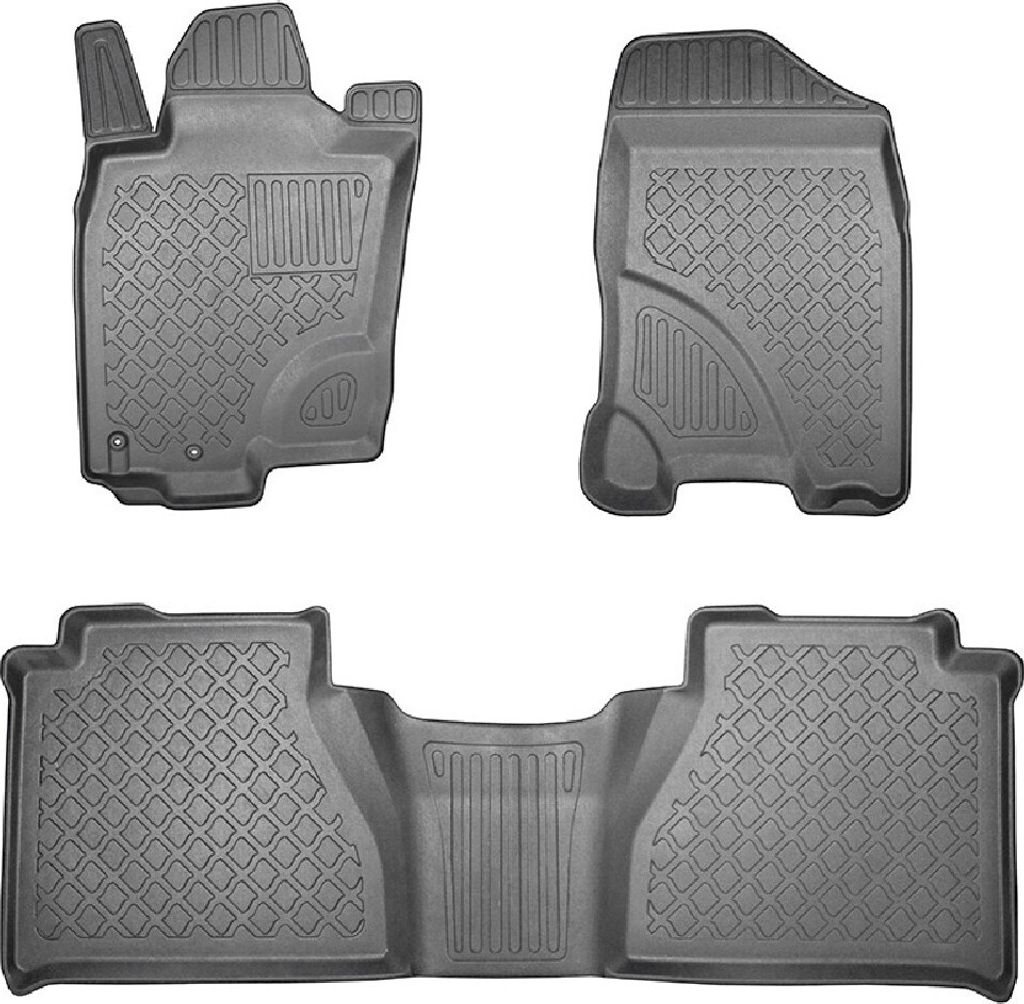 Z534989 TPE-GummiFußmatten passend für Renault Alaskan double cab 09.2017-