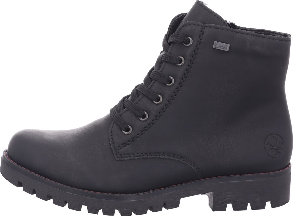 Rieker Schnürstiefel - Tiefschwarz Kunstleder Größe: 39 Produktbild 14