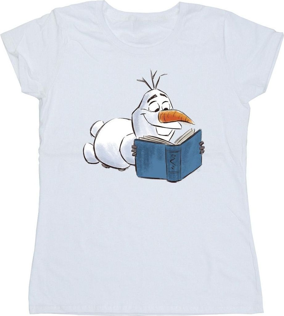 Disney - "Frozen" T-Shirt für Damen BI21861 (S) (Weiß)