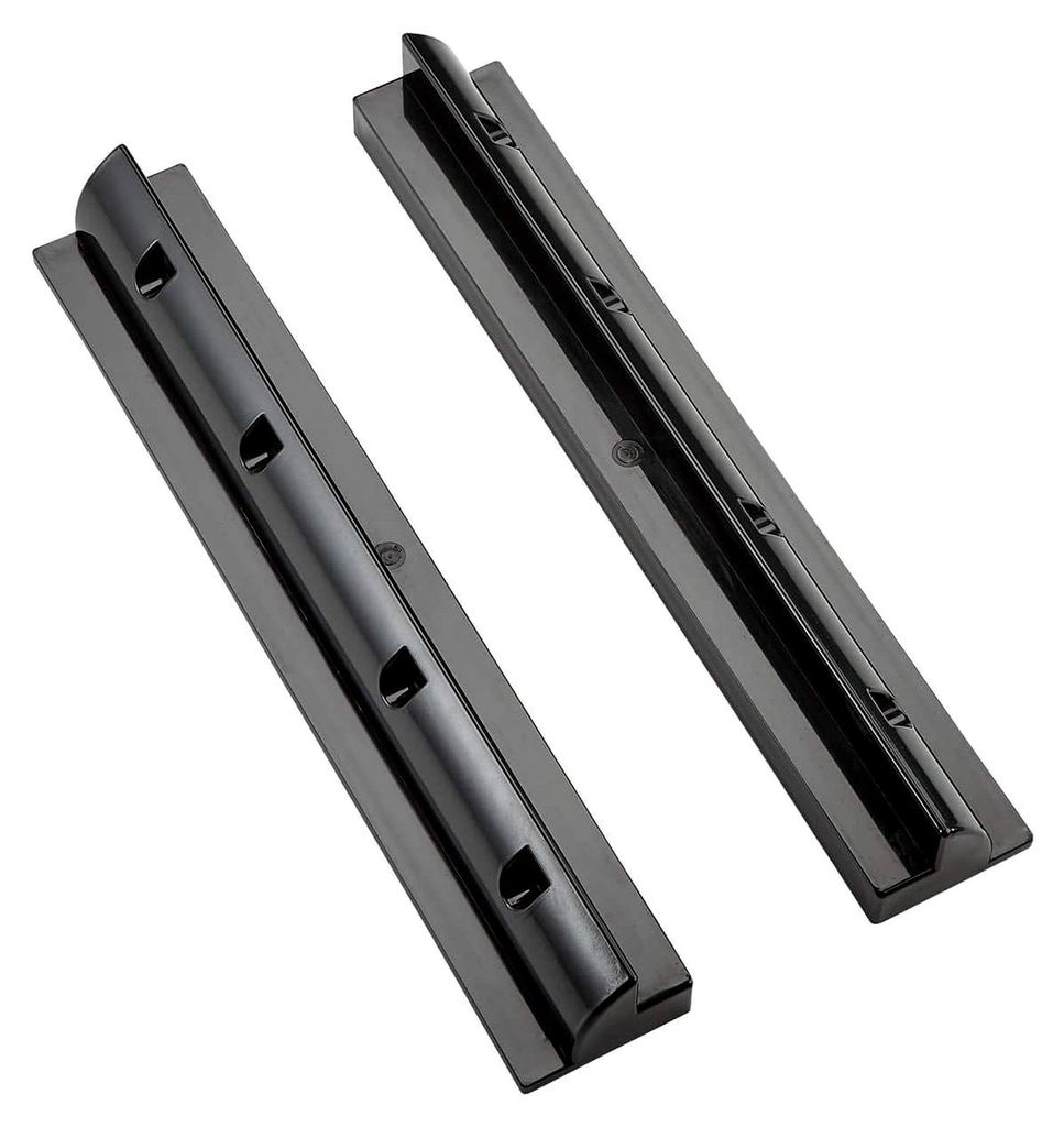 Solarmodul Halterung- 2 Stück, 534mm, ABS, schwarz- Solarpanel Befestigung, Haltespoiler, Solarsystem Montageprofil, verstellbares Solarmontagesys...