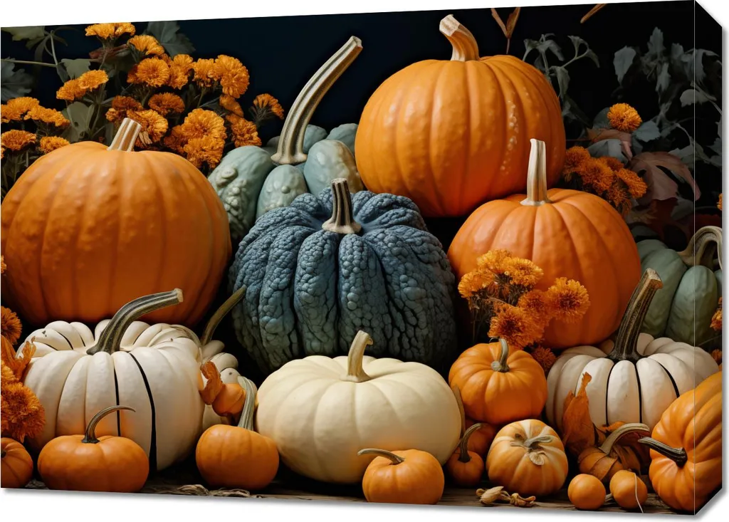 Réveillez vos Murs avec ce Tableau Récoltes d'automne 70 x 50 cm