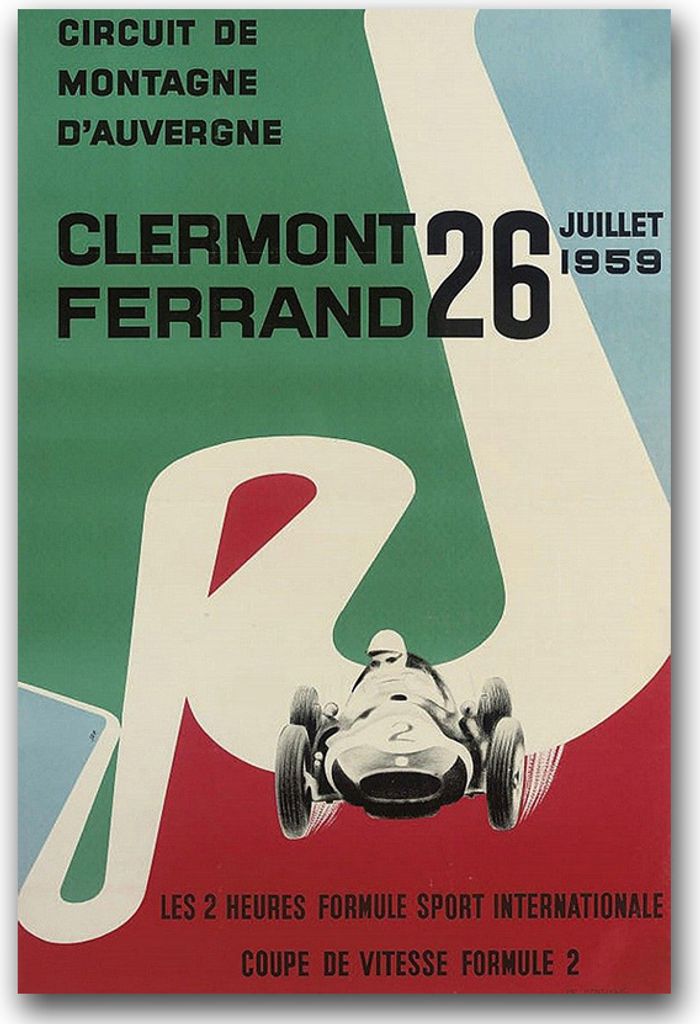 Poster - Canvas - Leinwand - 59,4 cm x 84,1 cm - Fotoposter - Leinwandkunst - Formel Coupe de Vitesse