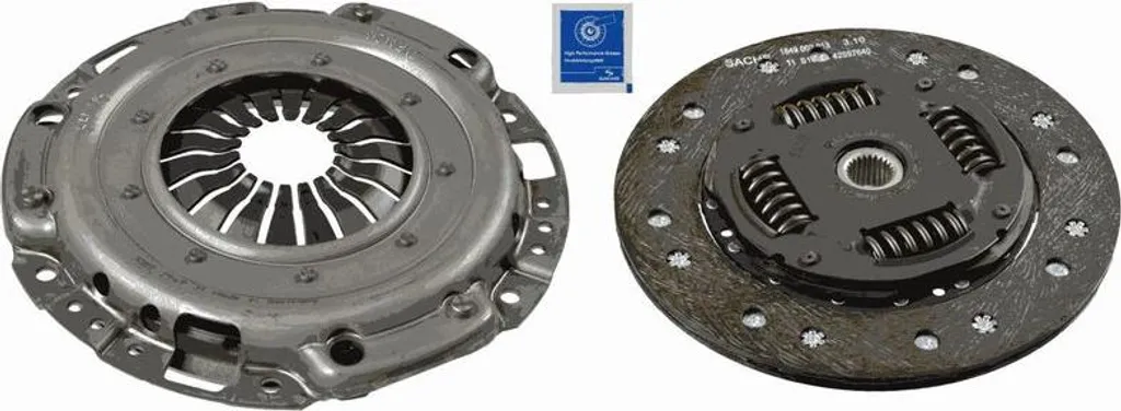 Kit d'embrayage SACHS 3000 951 222 pour Classe A - Qualité OE 0192504001
